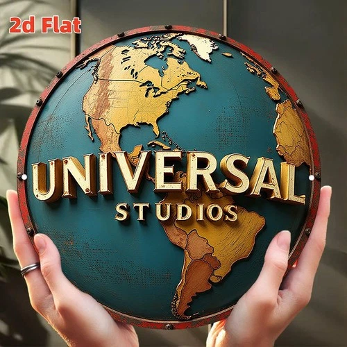 Vintage Studios Logo Universal Tin Metal Signs Home Décor 8x8