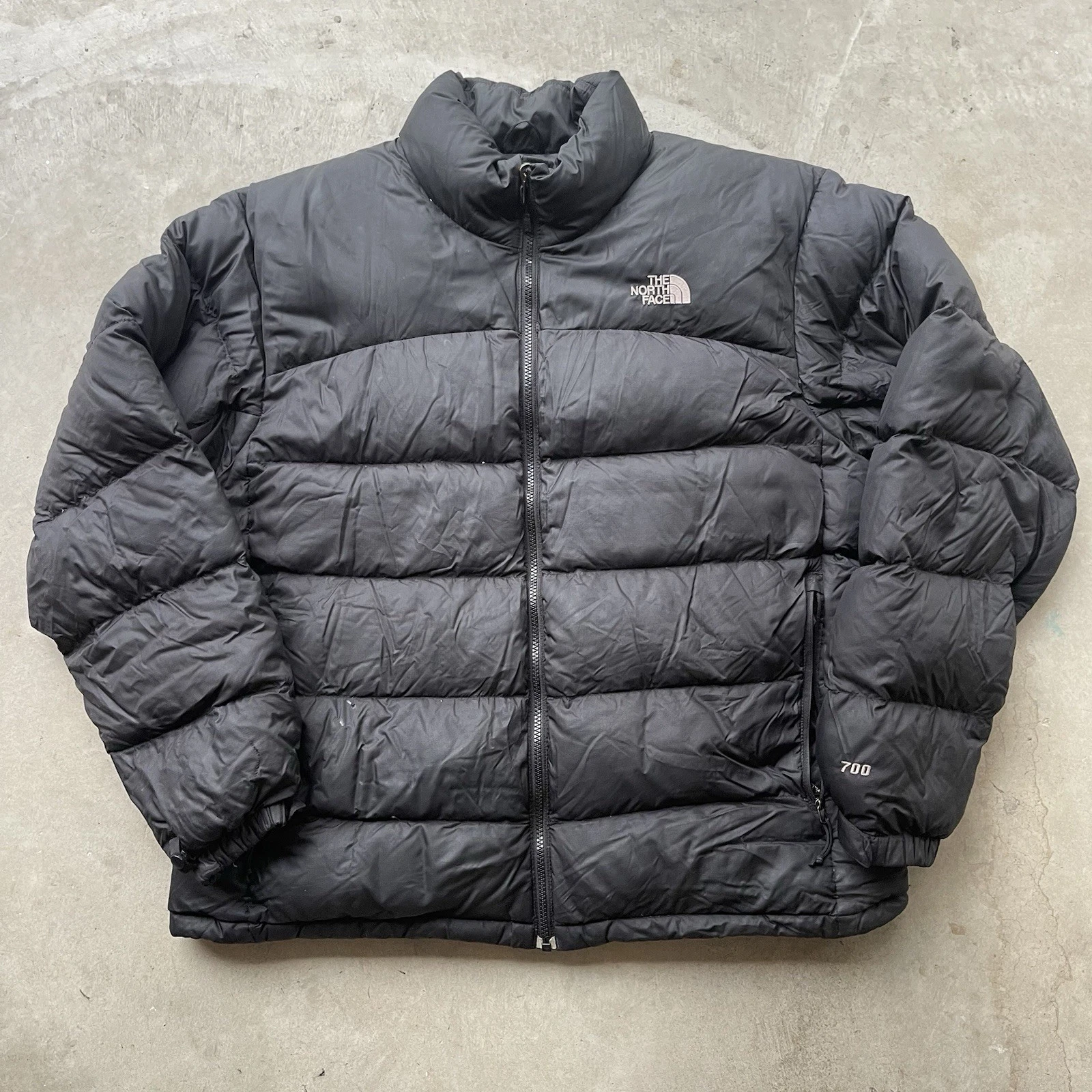 Vintage The North Face 1996 Nuptse 700 Goose Down Puffer Men's Size XL Black