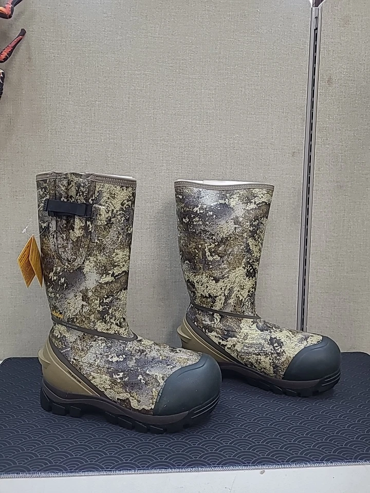 New Cabelas Zoned Comfort Trac 2000 Insulated Rubber Hunting Boots Mens 13M - Image 2 of 4