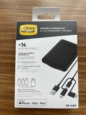 OtterBox Portable Charging Kit Power Bank with 3-in-1 Cable 5k mAh NEW 