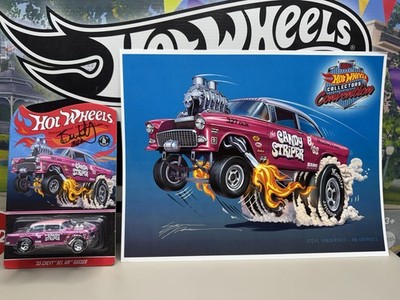 Hot Wheels Red Line Club Pink Candy Striper '55 Chevy Bel Air