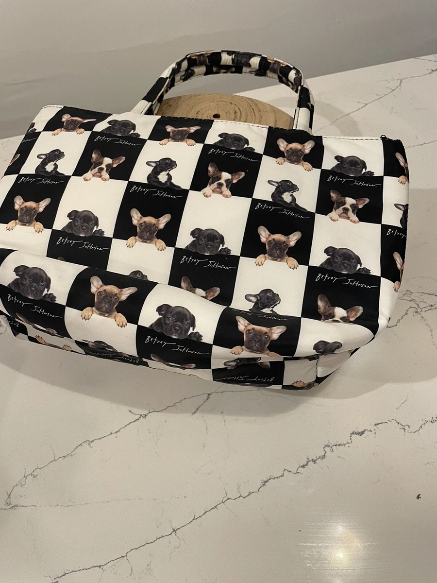 NEW Betsey Johnson Frenchie French Bulldog Puppies Insulated Lunch