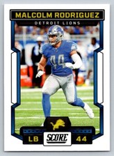 2023 Score #88 Malcolm Rodriguez Detroit Lions