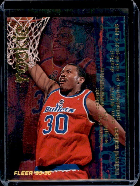 1995-96 Fleer - [Base] #316 - Rasheed Wallace RC Rookie