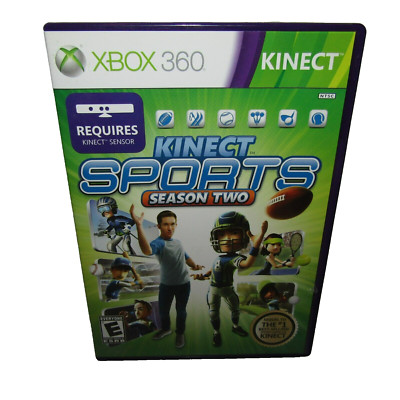 Kinect Sports Season Two 2 Microsoft Xbox 360 Kinect Tested & Working