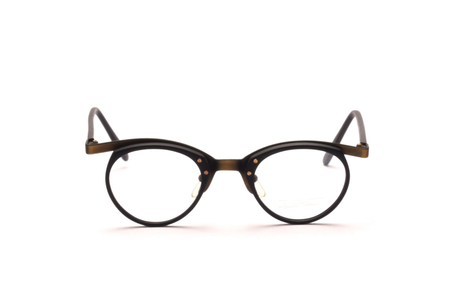 Валентино Тоскани Брилле Фассунг Металл Ацетат Италия Панто Альтгольд Шварц