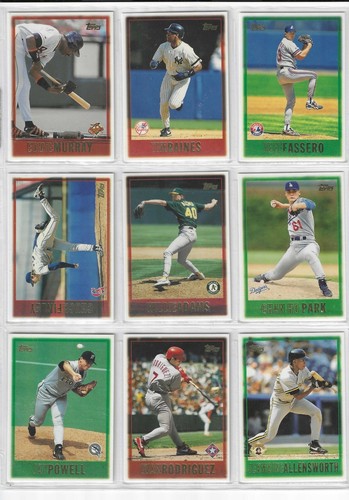 1997 Topps Baseball Cards Singles #276 - #496 U-Pick to complete set - Picture 112 of 431