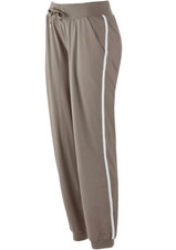 Damen Sport Jogging Hose Single Jersey Taupe ...