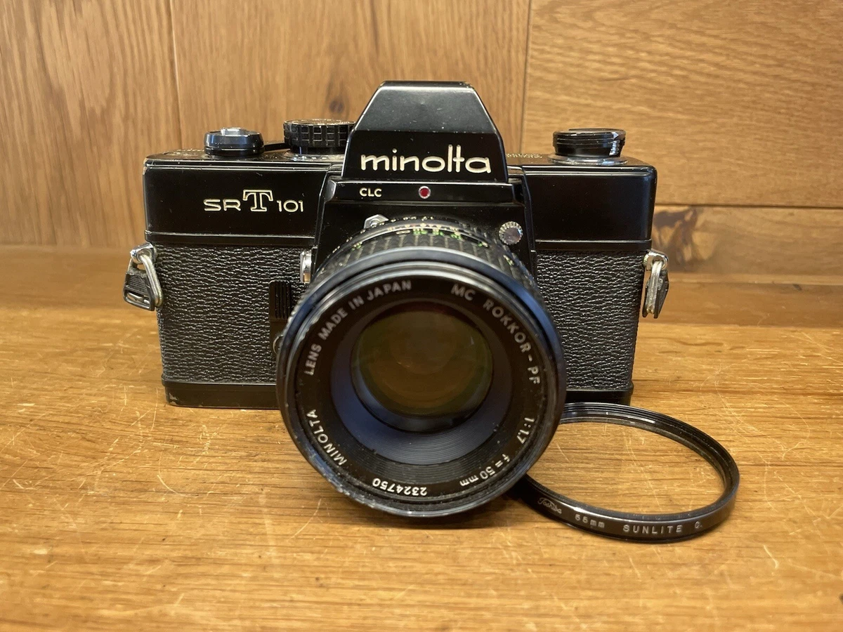 MINOLTA SRT101 ROKKOR-QD135mm F3.5セット ジャンク】Minolta SRT101 Rokkor-PF 55mm f1.8 - メルカリ