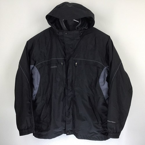 Columbia OmniTech 3 in 1 Winter Jacket Men's XXL Tall Black Gray Coat