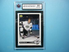 1992/93 UPPER DECK NHL HOCKEY CARD #25 WAYNE GRETZKY KSA 10 GEM MINT SHARP+ UD