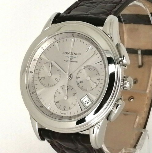 Mens LONGINES Flagship Automatic Chronograph 39mm Swiss Cal L650.2 | eBay