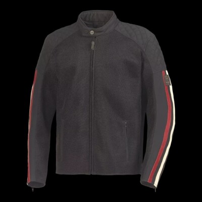 Triumph Braddan New Men's Summer Mesh Motorcycle Racing Real Biker Jacket