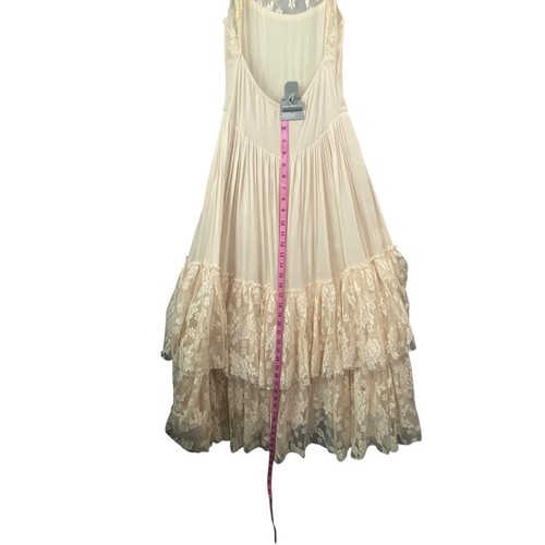 Joyfolie MIA JOY Girls Catrin Maxi Lace Dress In Shell Size 12 Ivory Party 43-9 - Picture 7 of 11
