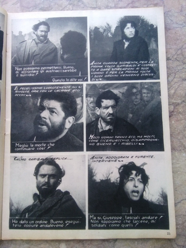 fotoromanzo CAMICIE ROSSE Anita Garibaldi ANNA MAGNANI Raf Vallone Virginia Mayo - Picture 5 of 7