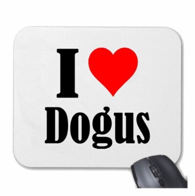 MOUSEPAD Mauspad I Love Dogus Ich Liebe Dogus