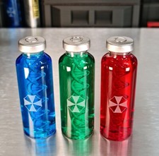 Resident Evil - T-Virus, Anti-Virus, and Nemesis double helix vial prop set