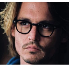 Johnny Depp Reading Glasses Acetate Women Men Reader Eyeglass Frames Black