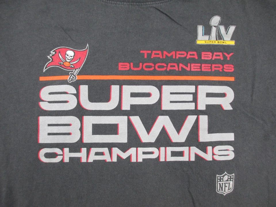 Tampa Bay Buccaneers Shirt Womens Large Gray Nike Football Super Bowl NFL Ladies - Image 4 of 4