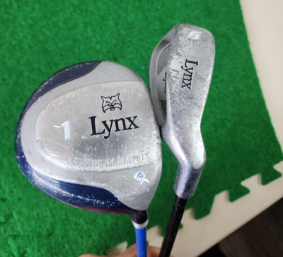 Lynx Golf Club Bundle 1 Driver Titanium Matrix And 9 Iron RH Lynx Graphite (3)