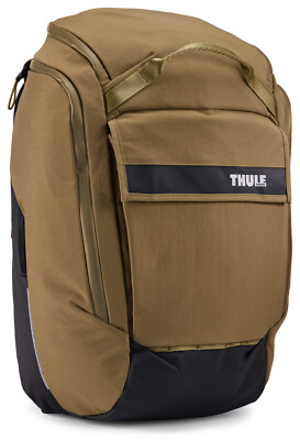 Thule Paramount Hybrid Pannier Rucksack Fahrradrucksack 26L nutria