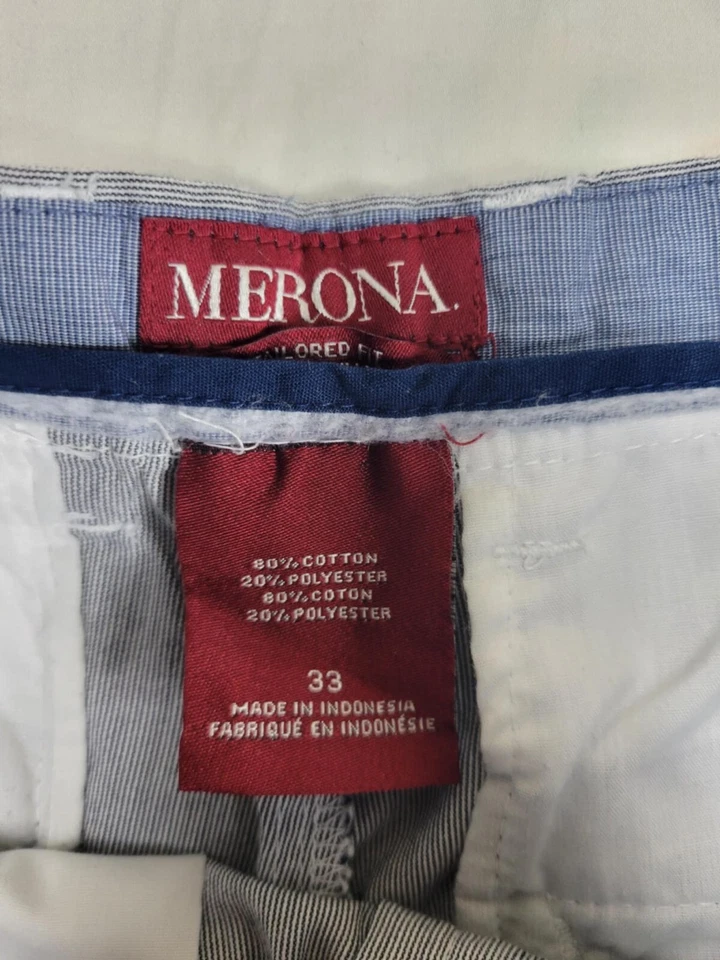 Bermudas para hombre Merona talla 33 grises con bolsillos Foto 2 de 4