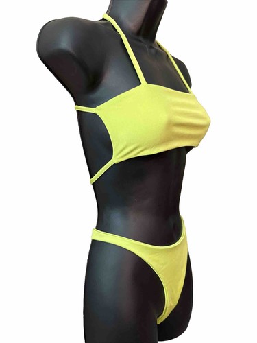 Boohoo Women’s Tropicana Hipster Two Piece Bikini Size 6 Bottom Size 4 Top - Picture 2 of 9
