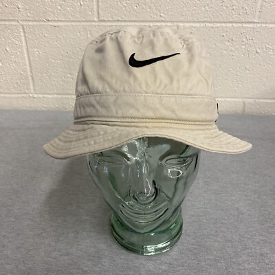 beige nike bucket hat