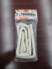 Trisonic - 25 FT Modular Coil Phone Cord - Ivory - Free Shipping
