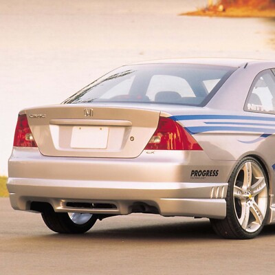 KBD Body Kits Polyurethane Rear Lip For Honda Civic Sedan 4DR 2001-2005