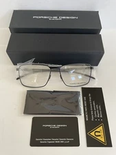 New PORSCHE DESIGN Eyeglasses AUTHENTIC P8325 A 56-15-140 Black Frame