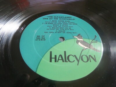 33RPM Halcyon HAL 107 The McPartlands - Live At The Monticello