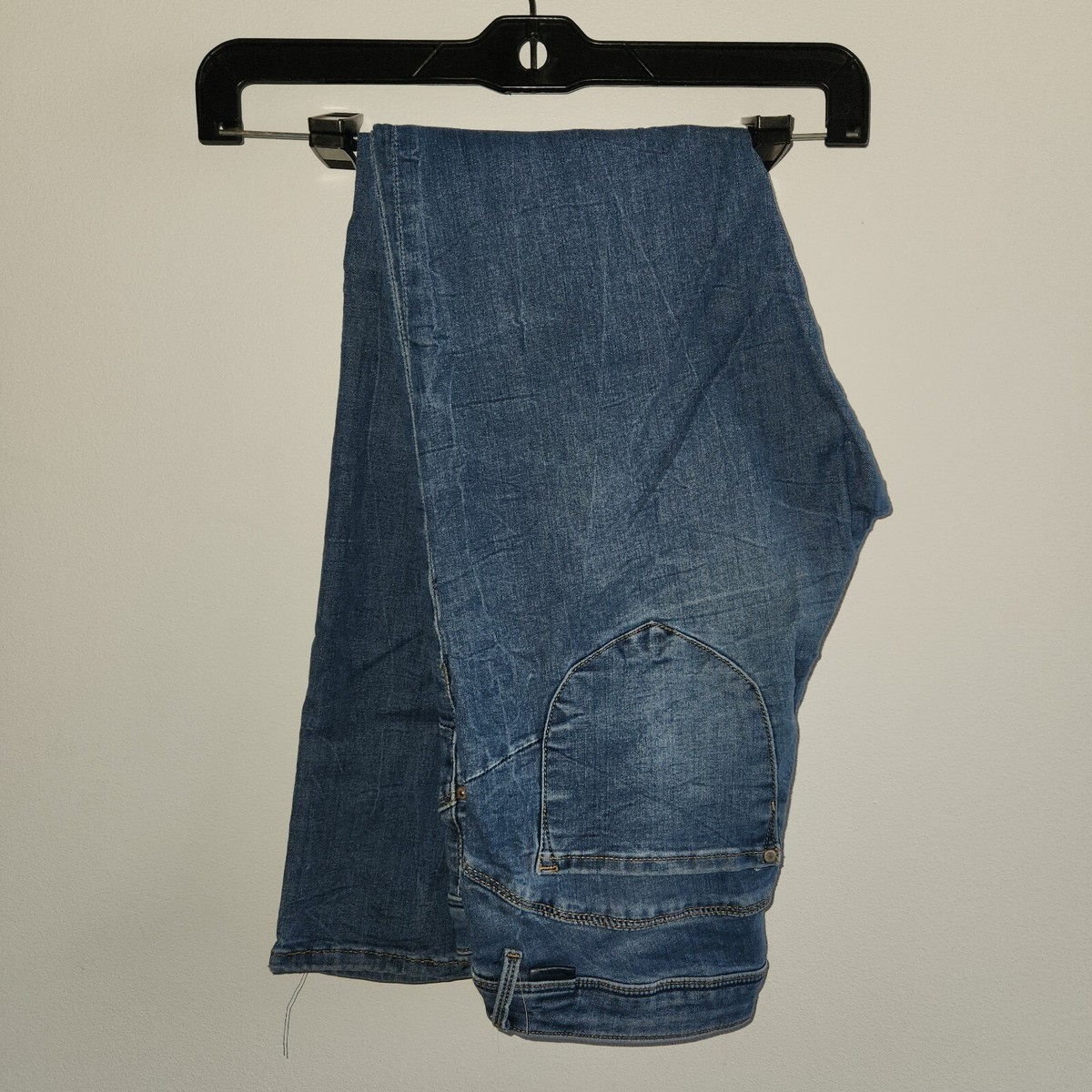 H&M Women's 32/32 Low Waist Light Blue Denim Jeggings UK