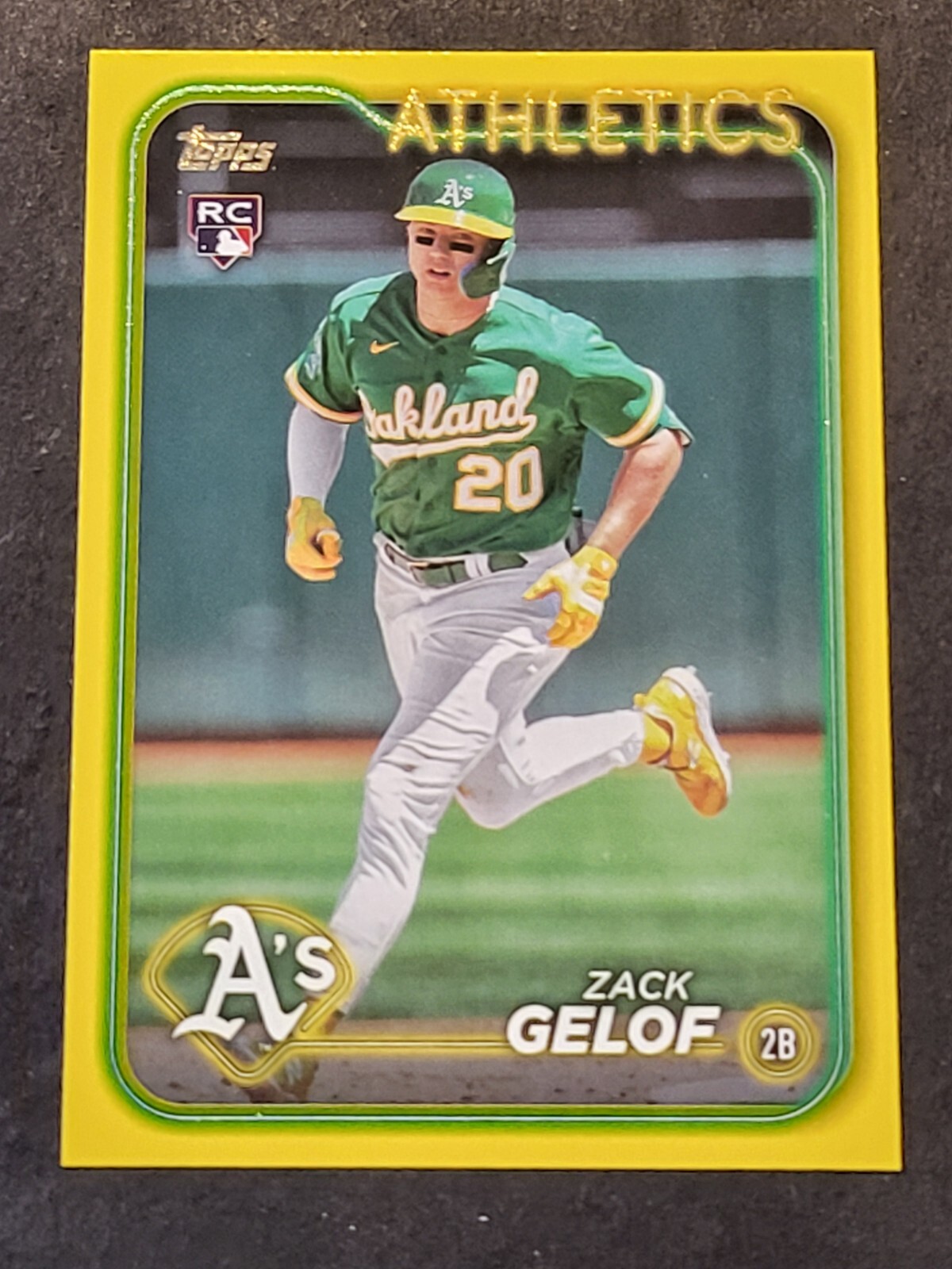 2024 TOPPS SERIES ONE YELLOW BORDER RC ZACK GELOF #166