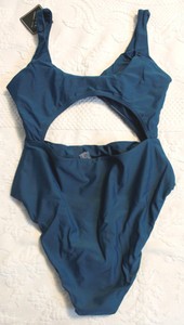 bow front cut out one piece swimsuit