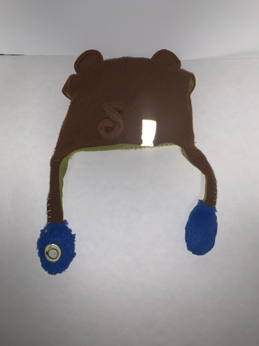 Bundle: Flipeez Monkey Hat And Knit Yellow Bear Hat Childrens S - Picture 6 of 9