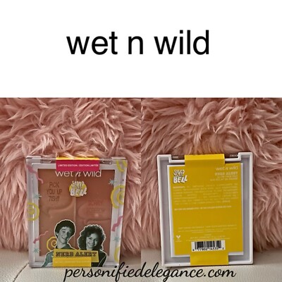 NEW Wet n Wild Limited Edition Saved By The Bell Nerd Alert Glow Face Duo Pink