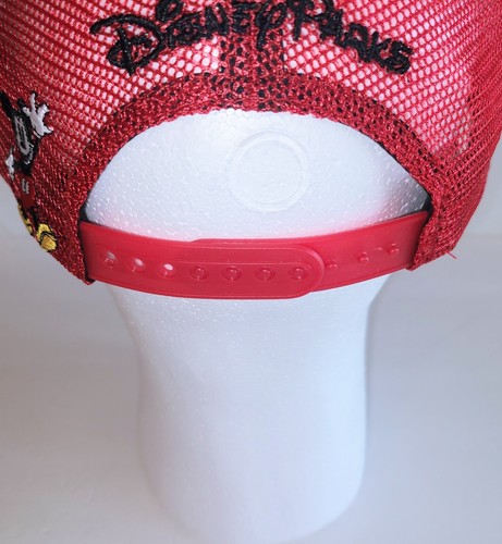 Disney Unisex One Size Adjustable Mesh Snapback Mickey Embroidered Hat NWT - Picture 5 of 11