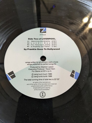 Liverpool - Frankie Goes To Hollywood - Vinyl LP - UK - 1986 - ZTT - ZTTIQ 8 - Bild 9 von 9