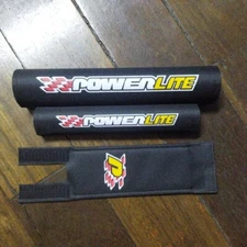 black custom POWERLITE repro padset BMX oldschool RARE