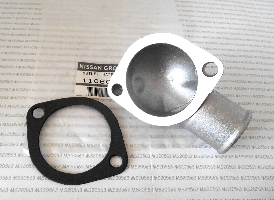 Datsun 240Z 510 521 610 620 710 Original Termostato Salida Carcasa Cubierta y Junta Foto 3 de 3