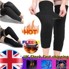 Men Women Wool Leg Knee Warmer Winter Socks Thermal Longer Thickness Kneepad UK