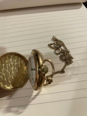 Arnex Time Co Pocket Watch Vintage 17Jewels Hunter Case Hand
