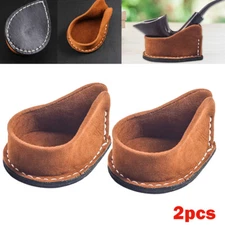 2x Smoking Pipe Holder Tobacco Rack Holding Stand Rest Single Cowhide Leather