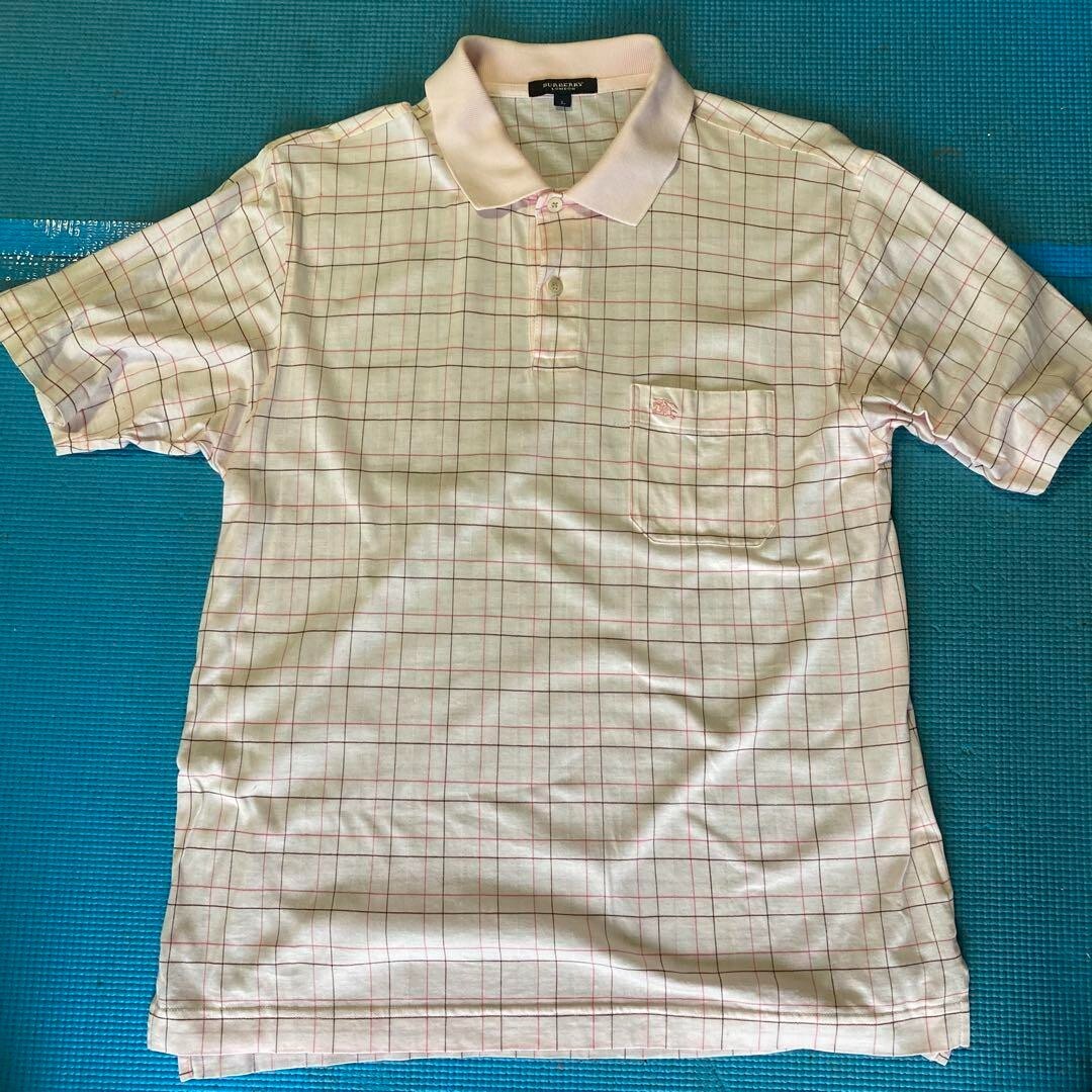 Burberry London Short sleeve Polo shirt Check Logo Pocket