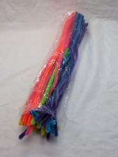 Lot Of 33 Colored Fiber Craft Sticks 12"