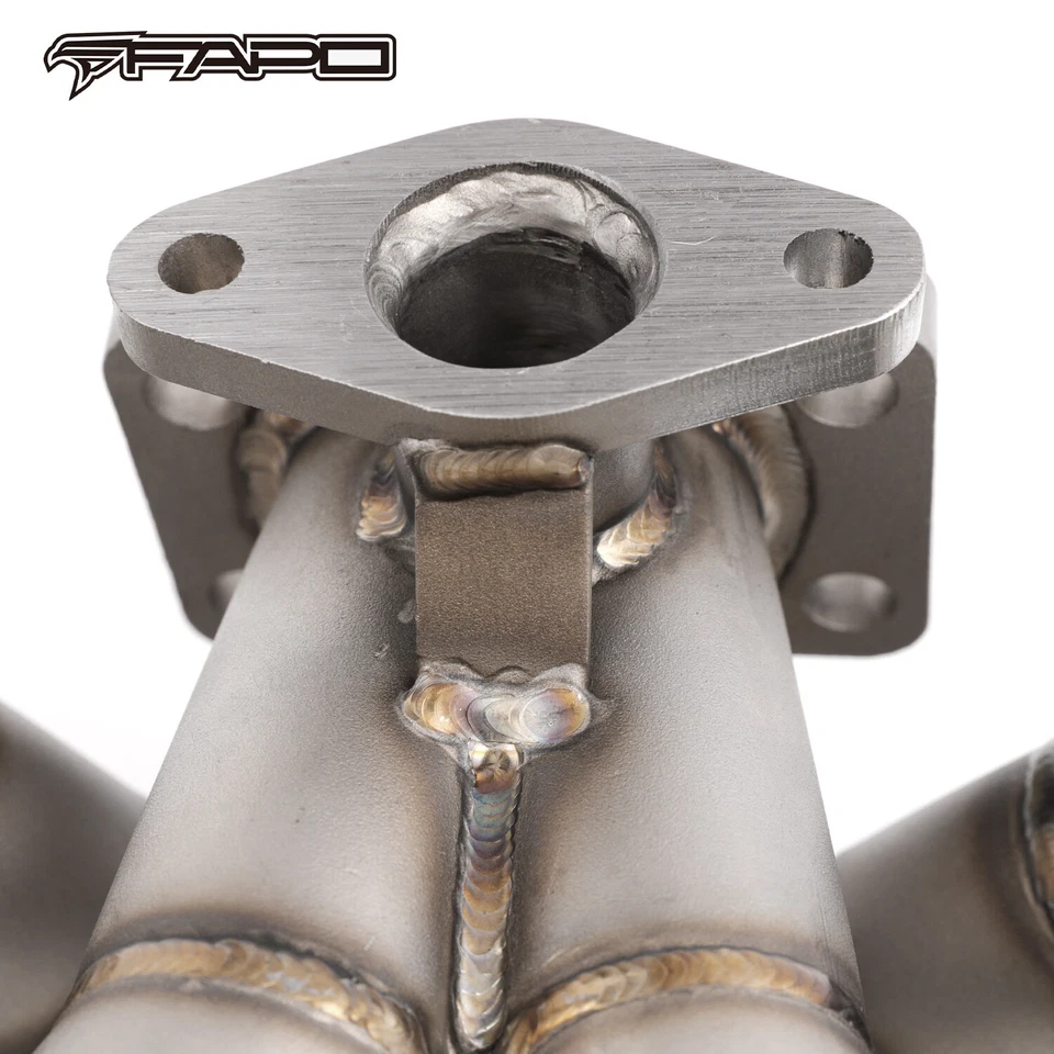 FAPO Turbo Manifold for Honda Civic del Sol CRX D15 D16 SOHC T3 38mm SCHEDULE40 - Image 4 of 4