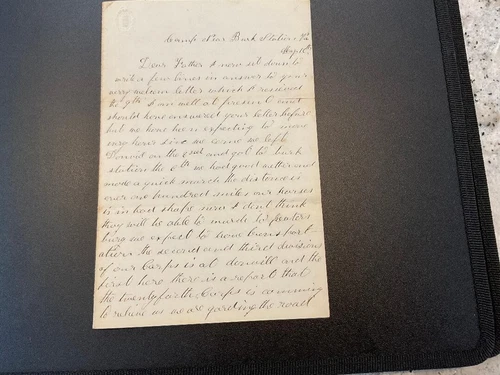 Civil War Letter Union Cavalrman End of War, N___'s Tearing up Railroad