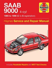 1985-1998 Saab 9000 2.0L 2.3L Turbo Haynes Service Repair Workshop Manual 7640**