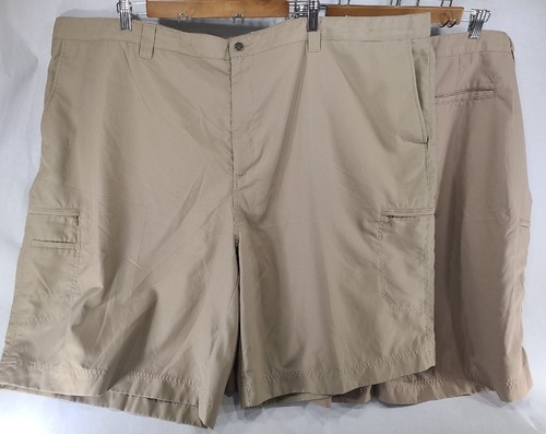 Callaway Men 54B Shorts Beige 10" Golf Lightweight Active Fit Low Polyester Tan - Picture 8 of 10